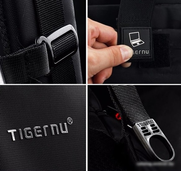 Рюкзак Tigernu T-B3105 (черный/оранжевый)
