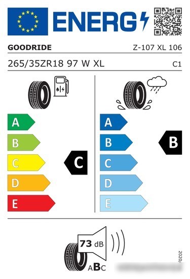 Автомобильные шины Goodride Z-107 265/35R19 98W