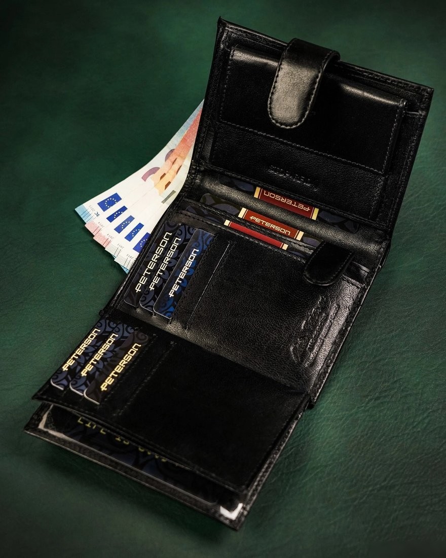 Портмоне Peterson PTN 348Z-P (черный)