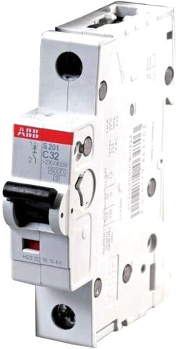 Выключатель автоматический ABB S 201 1P С 10А 6кА 1M 2CDS251001R0104