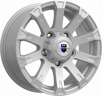 Литые диски K&K Байкал 16x7" 5x139.7мм DIA 108.5мм ET 35мм Сильвер