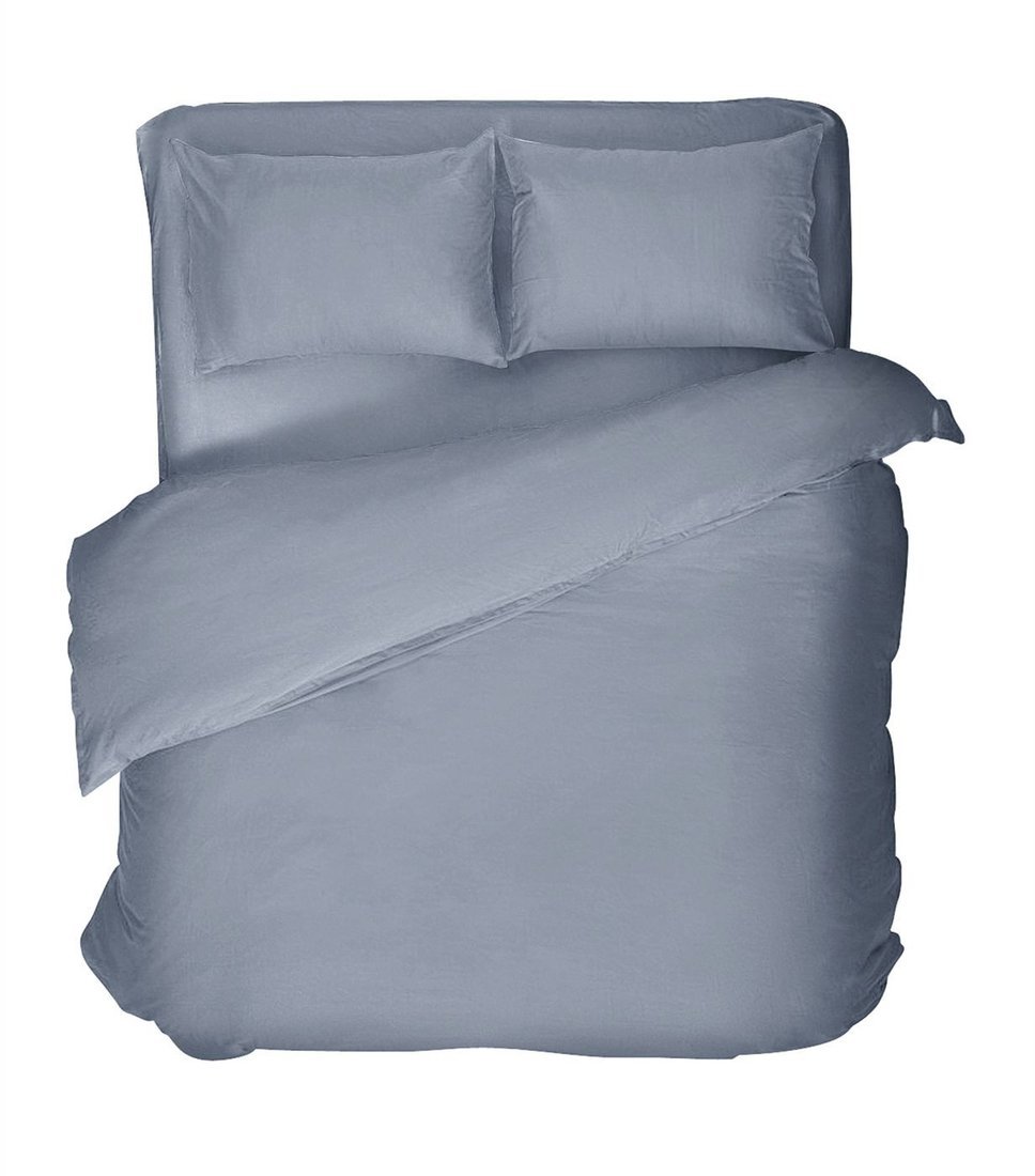 Постельное белье Verossa 180x215 776124 (Melange Indigo)