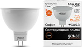 Светодиодная лампа Gauss Elementary GU5.3 5.5Вт 2700K [13516]