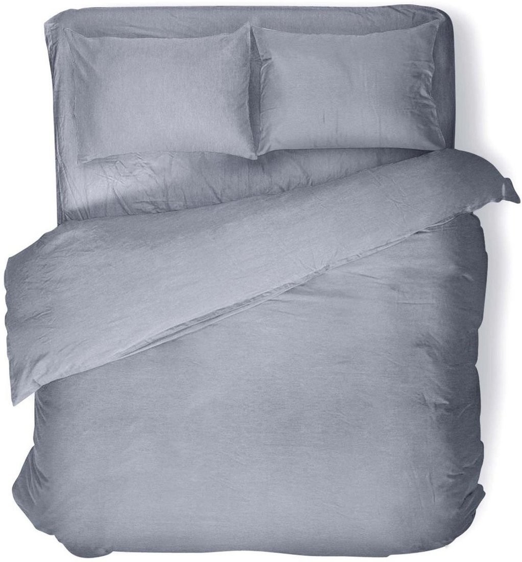 Постельное белье Verossa на резинке 200x200x20 776173 (Melange Indigo)