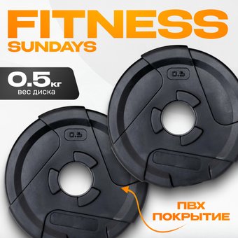 Набор дисков Sundays IR91041 2x0.5 кг