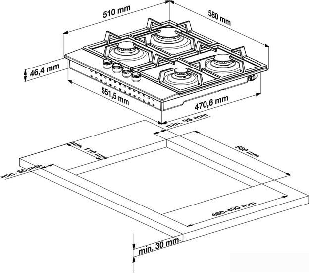 Варочная панель BEKO HILW 64325 SB
