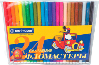 Фломастеры Centropen Пингвины 7790 2486 (24 цв)