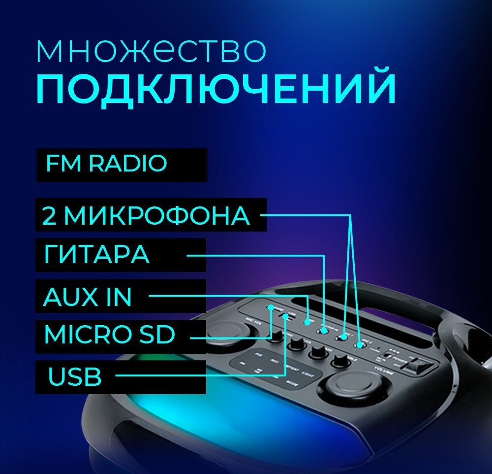 Беспроводная колонка Ginzzu GM-118