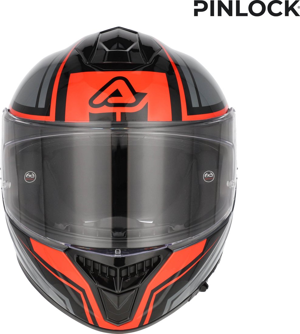 Мотошлем Acerbis Tarmak-X 0027315.295.064 (M, серый/красный)