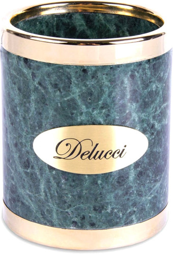 Подставка настольная Delucci 00009 (зеленый мрамор)