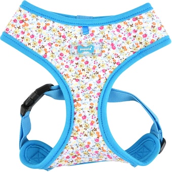 Шлейка Puppia Wildflower PAUA-HA1826-SB-S (голубой)