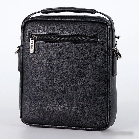 Мужская сумка Poshete 250-5188-3-BLK (черный)