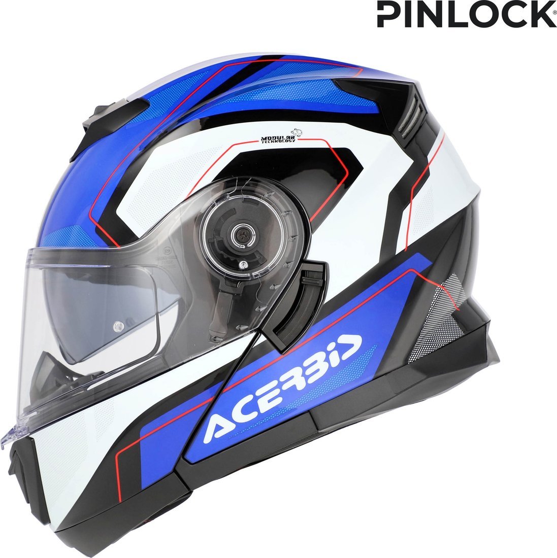 Мотошлем Acerbis Serel 22-06 0025201.245.064 (M, синий/белый)