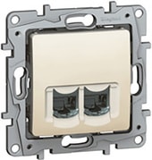Розетка компьютерная Legrand Etika 6 723 41 (слоновая кость)
