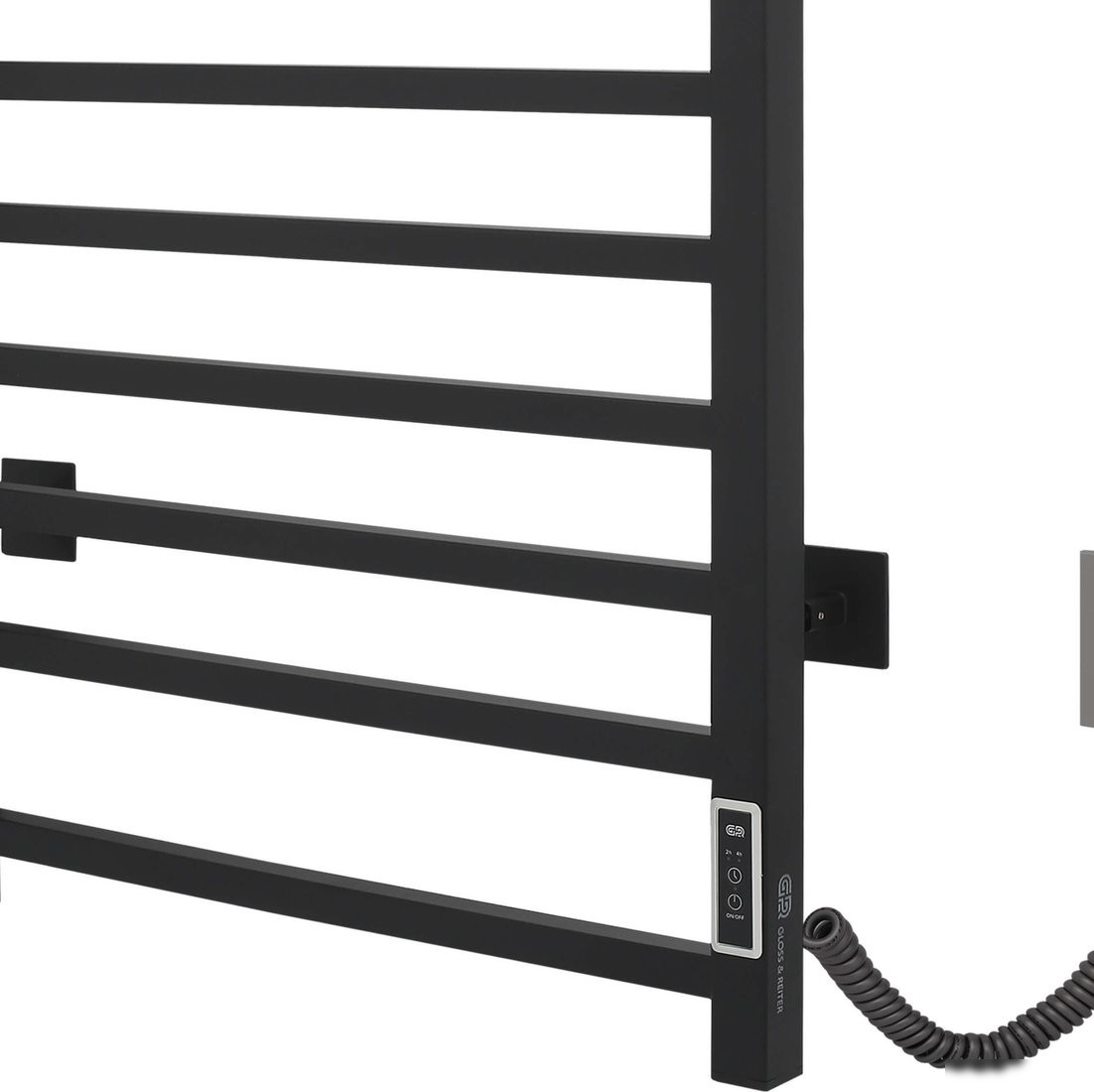 Полотенцесушитель Gloss & Reiter Pro-gress тип.Э2 Л.50x80.P10 Муар Black (П) Таймер