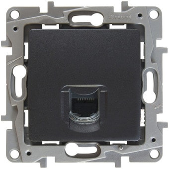 Розетка Legrand Etika 672641 (антрацит)