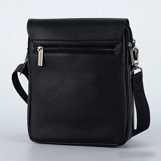 Мужская сумка Poshete 250-5189-3-BLK (черный)