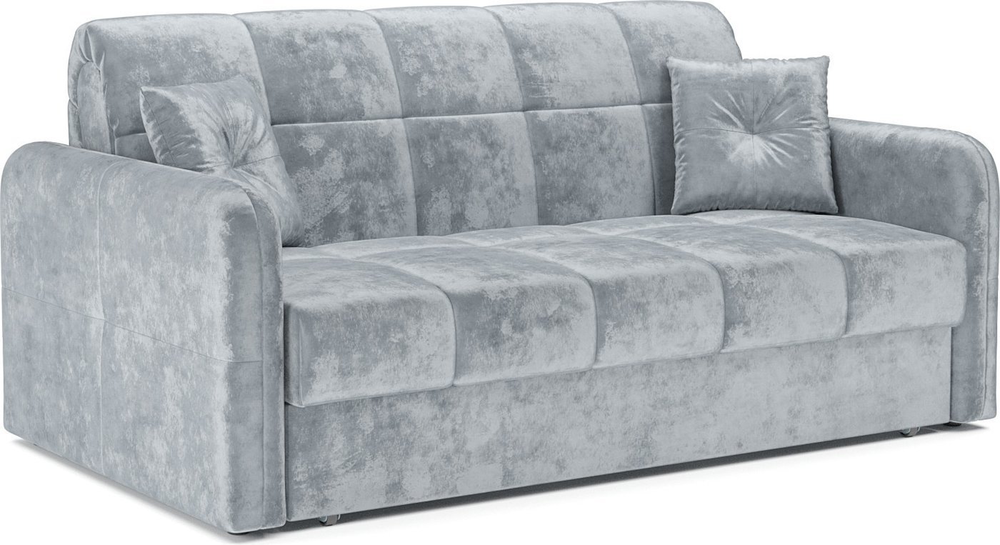Диван Мебель-АРС Аккордеон Свег ППУ 180x200 (велюр серый Plush OWV-11)
