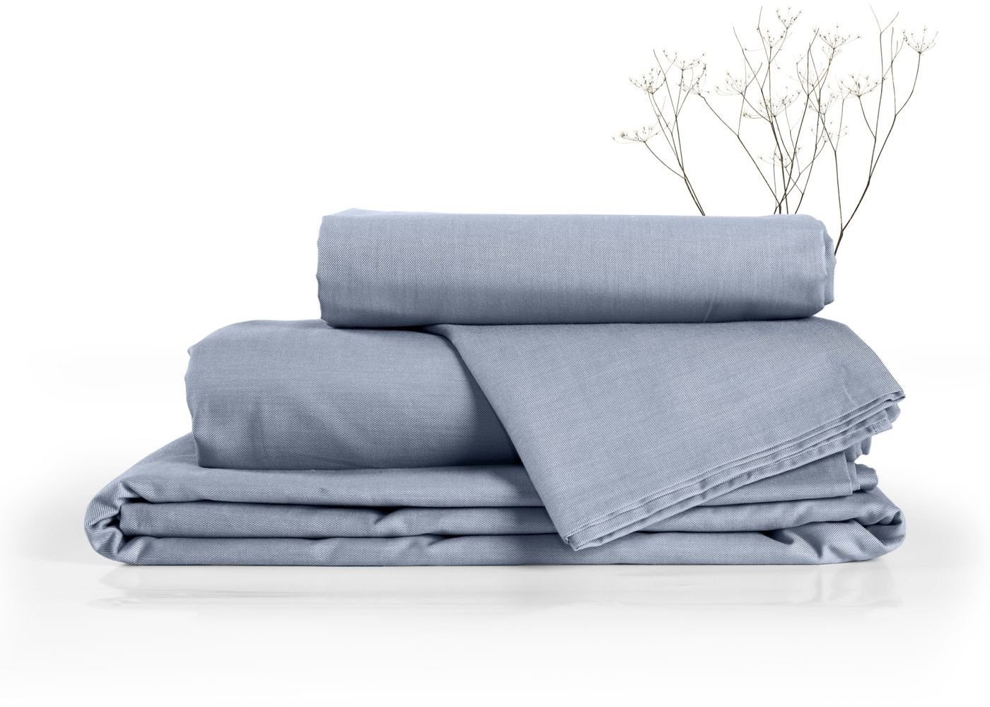Постельное белье Verossa 180x215 776124 (Melange Indigo)