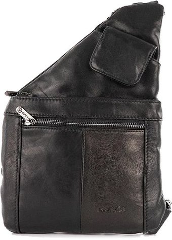 Мужская сумка Poshete 252-93012-BLK (черный)