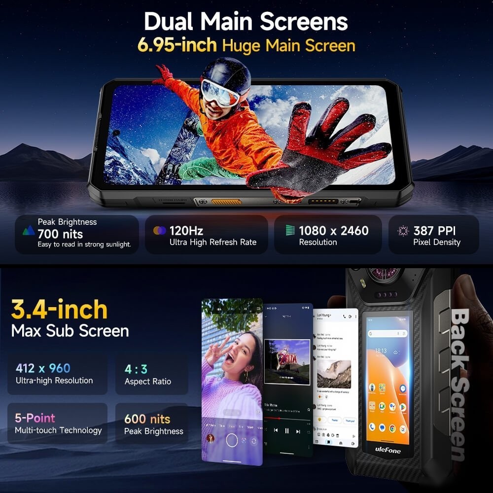 Телефон Ulefone Armor 30 Pro 16GB/512GB (черный)