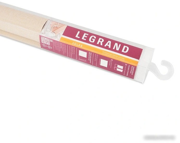 Рулонные шторы Legrand Саммер 72.5x175 58127374 (крем)