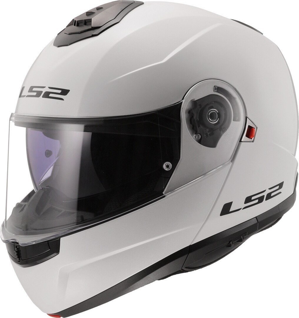 Мотошлем LS2 FF908 Strobe 2 Solid (3XL, белый глянцевый)
