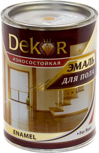 Эмаль Dekor для пола (светлый орех, 0.8 кг)