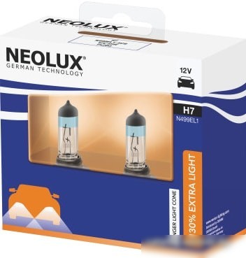 Галогенная лампа Neolux H7 N499EL1-2SCB 2шт