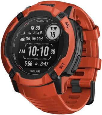 Умные часы Garmin Instinct 2x Solar (оранжевый)