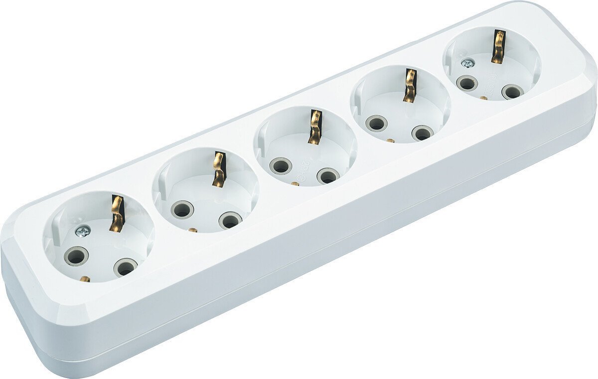 Колодка удлинителя Navigator NCA-BL01-05-E-WH