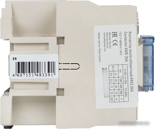 Контактор EKF PROxima КМЭ ctr-s-25-220-nc