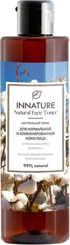 Innature Тоник для лица Натуральный для нормальной и комбинированной кожи (250 мл)