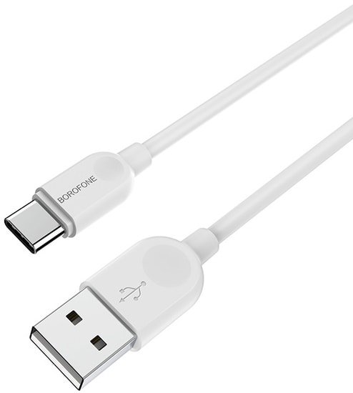 Кабель Borofone BX14 Type-C 2 м (белый)