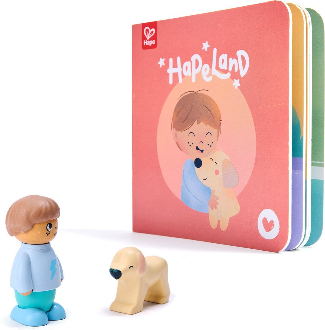 Развивающая игра Hape Мальчик и собака E3431_HP
