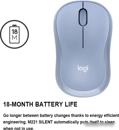 Мышь Logitech M221 (зеленый)
