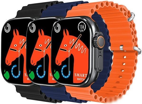 Умные часы Fontel iWatch Ultra 9 (черный)