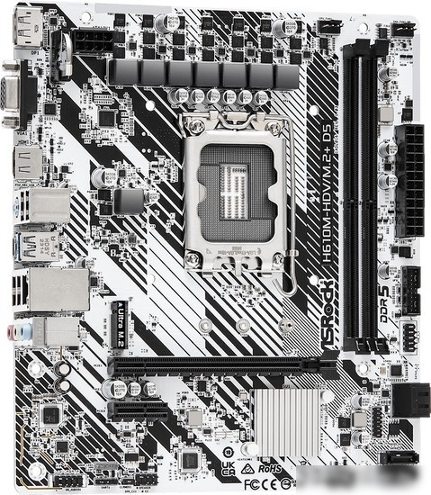 Материнская плата ASRock H610M-HDV/M.2+ D5