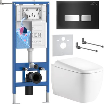 Унитаз подвесной Roxen StounFix Dual Fresh 968525