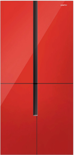 Четырёхдверный холодильник CENTEK CT-1750 Red