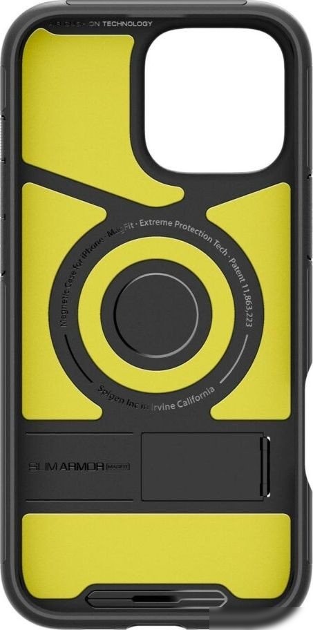 Чехол для телефона Spigen Slim Armor Mag Magsafe для iPhone 16 Pro Black