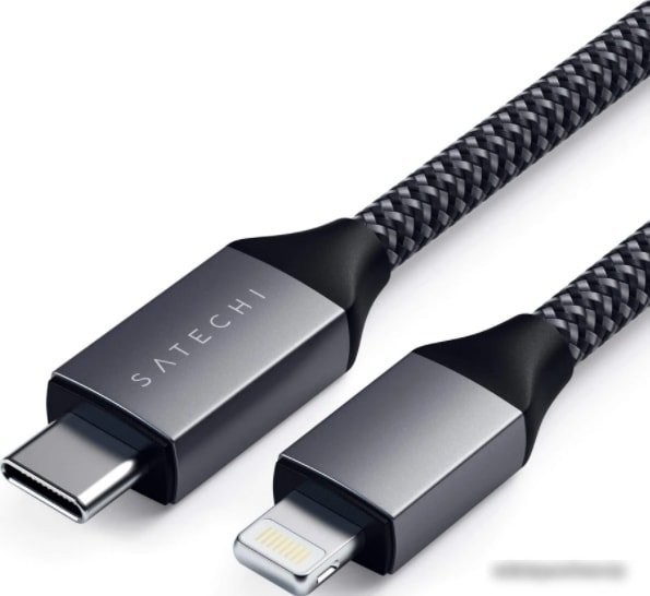 Кабель Satechi USB-C to Lightning MFI ST-TCL18M