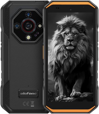 Телефон Ulefone Armor X32 Pro 8GB/256GB (черный/оранжевый)