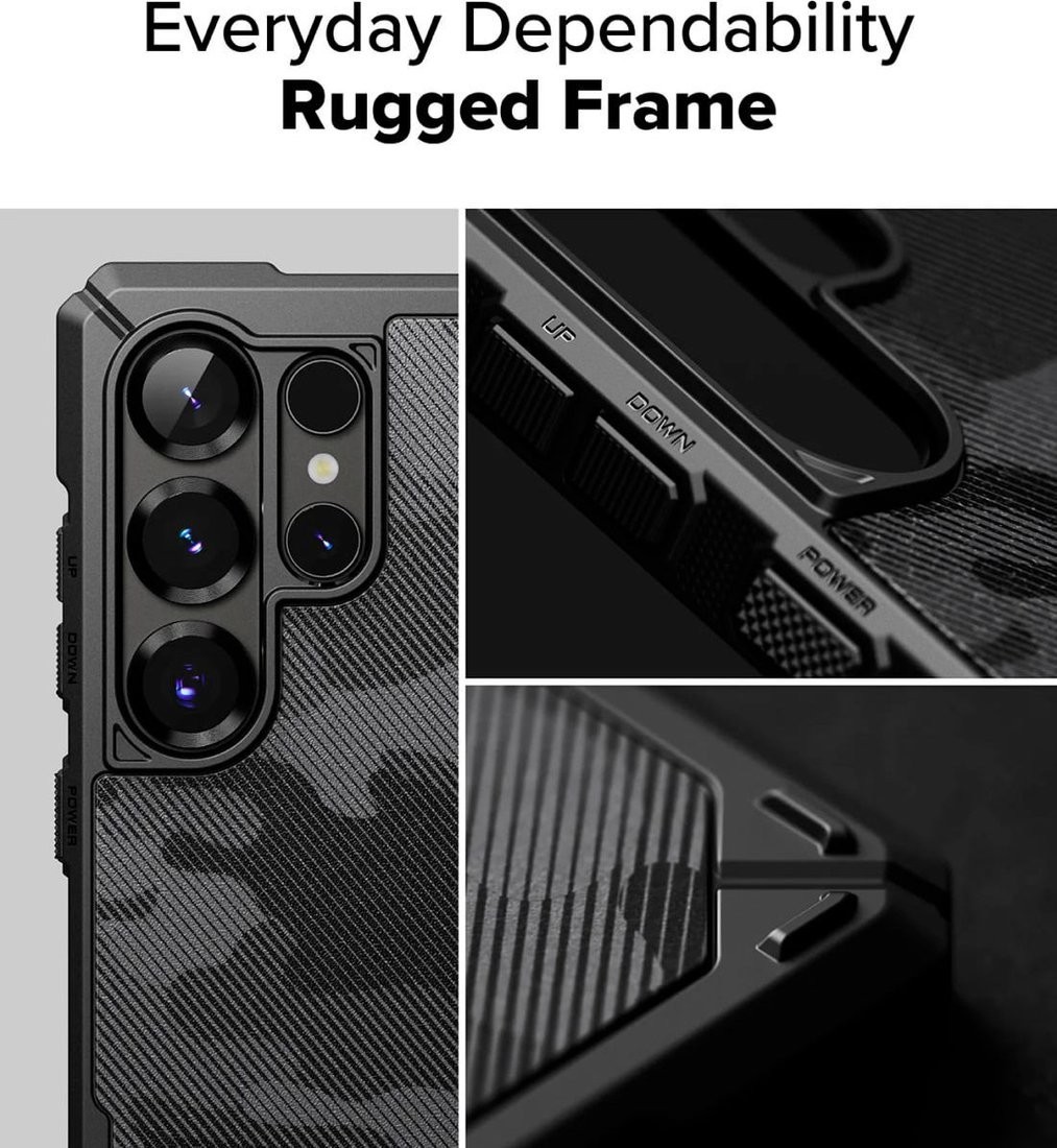 Чехол для телефона Ringke Rugged Gear Magnetic для Galaxy S25 Ultra Camo Black