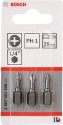 Набор бит Bosch 2607001508 (3 предмета)