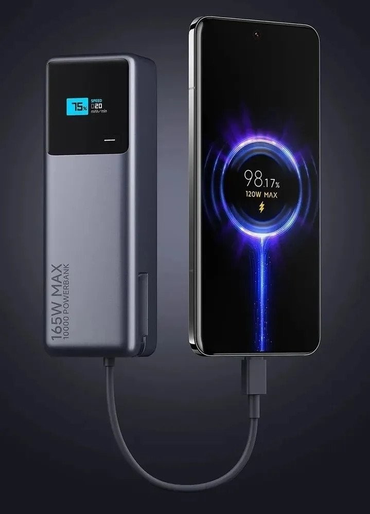Внешний аккумулятор Xiaomi Power Bank 165W PB1165MI 10000mAh (международная версия)