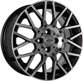 Литые диски X'trike X-125 16x6.5" 4x98мм DIA 58.5мм ET 35мм BK/FP