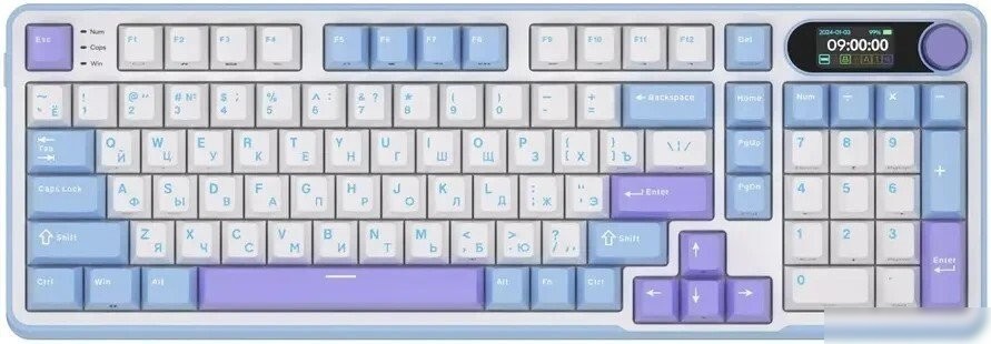 Клавиатура Royal Kludge RK-S98 RGB Taro Milk (RK Cream)