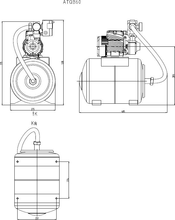 Насосная станция Pumpman ATQB60