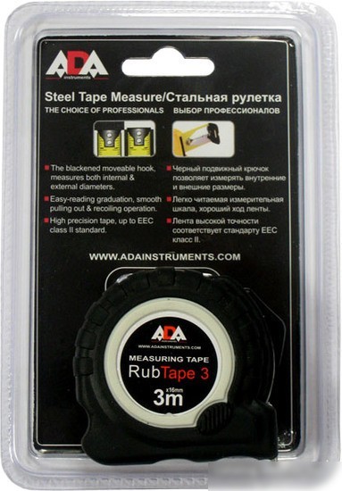 Рулетка ADA Instruments RubTape 3 A00155